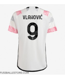 Günstige Juventus Dusan Vlahovic #9 Auswärtstrikot 2023-24 Kurzarm